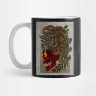 Royal red skull Mug